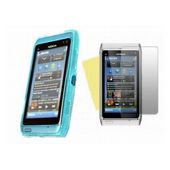 Blue Twin Pack ProGel Skin Case & LCD Screen Protector - Nokia N8