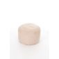 Kaikoo Faux Leather Footstool, Cream