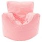 Kaikoo Kids Faux Leather Funzee Seat with Footstool, Pink