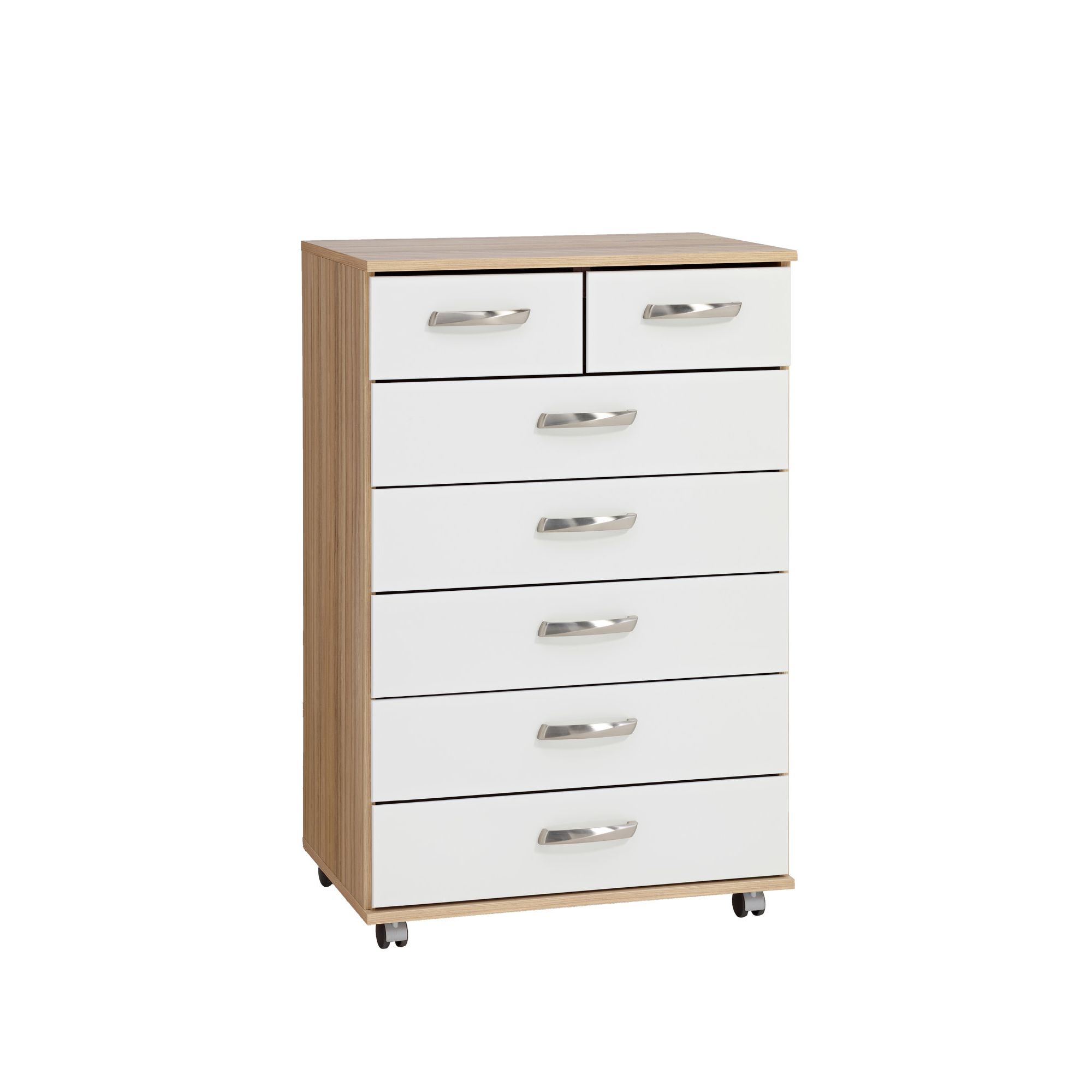 Ideal Furniture Regal 7 Drawer Chest in white at Tesco Direct