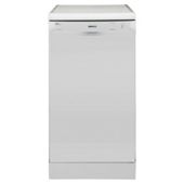 Beko DSFS1531W Free-standing Slimline Dishwasher, A Energy Rating. White
