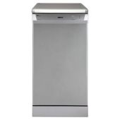 Beko DSFS1531S Slimline Dishwasher, A Energy Rating. Silver