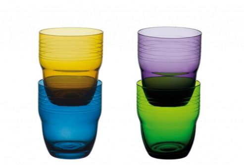 Image of Anton Studio 30cl Coloured Stackable Tumblers, Set Of 4