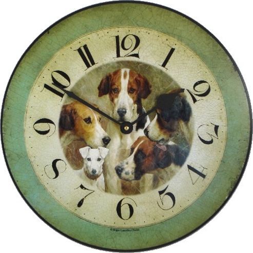 Image of Roger Lascelles Clocks Four Kings And A Knave Wall Clock