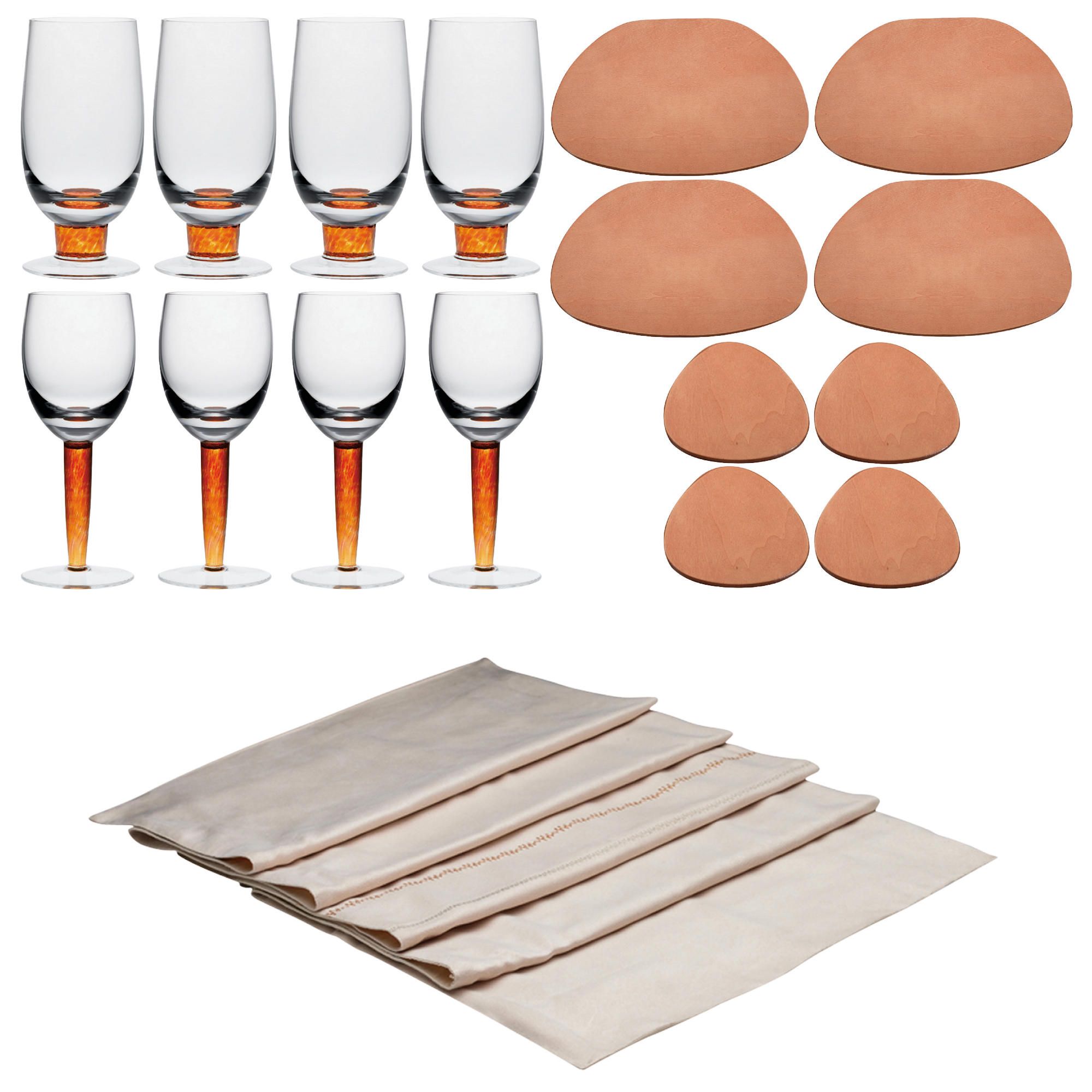 Denby Fire & Accessories 21 Piece Tableware Set