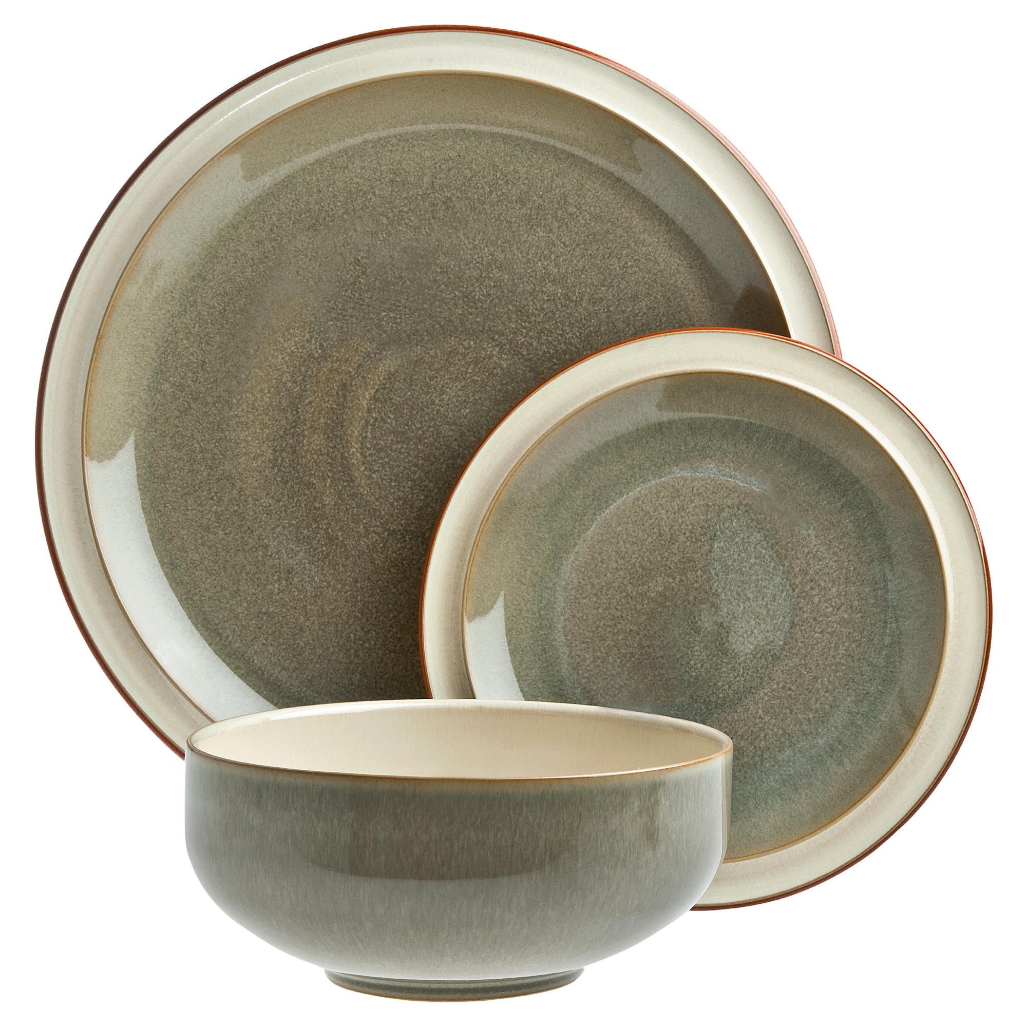 Denby Fire 12 piece Tableware set