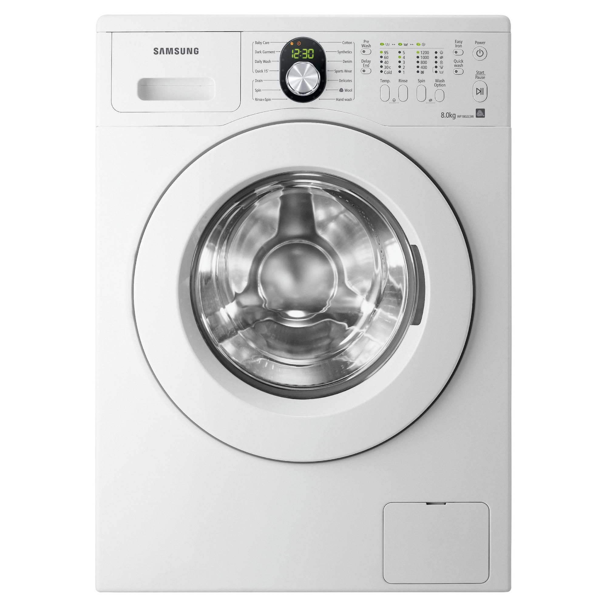 Samsung WF1802LSW 8kg Diamond Washing Machine