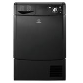 Indesit IDC85K Condenser Tumble Dryer, 8kg Load, C Energy Rating. Black