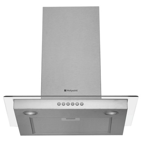Image of Hotpoint Hdf65sab, 60cm, Chimney Hood, Stainless Steel