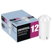 Aqua Optima 12 Pack Universal Water Filter Fits Brita Classic and most leading brands