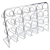 Hahn 24 Bottle Wine Rack, Chrome