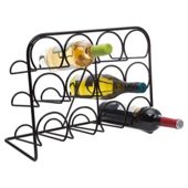 Hahn 12 Bottle Wine Rack, Black