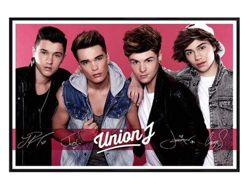 Image of Gloss Black Framed Union J Jj, Josh, Jaymi & George Poster