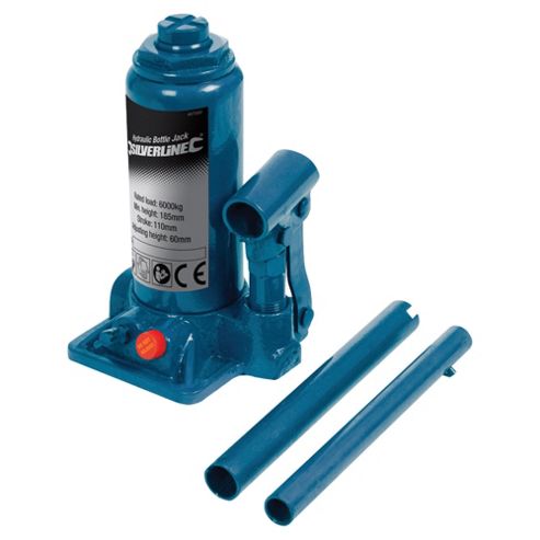 Image of Silverline Hydraulic Bottle Jack - 6t