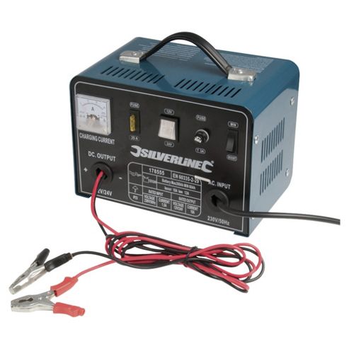 Image of Silverline Battery Charger 12/24v 18/12a