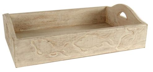 Image of Papa Theo Medium Ikan Tray - Natural Limed Finish