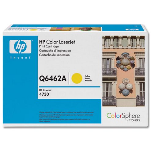 Image of Hp Colour Laserjet Print Cartridge With Colorsphere Toner For The Colour Laserjet 4730mfp -yellow
