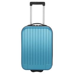 Tesco 2-Wheel Hard Shell Suitcase, Blue Medium