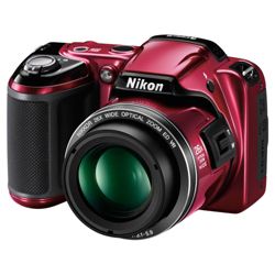 Nikon L810 Bridge Camera, Red