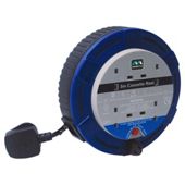 Masterplug 4 Socket 5m Cassette Reel