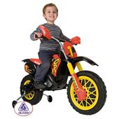 Moto Cross Scrambler 6V Ride-On With Play Helmet