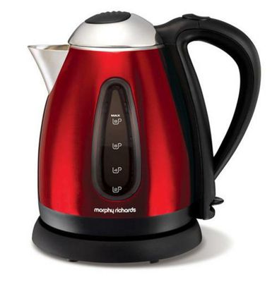 Morphy Richards 43974 Accents 3Kw Red Stainless Steel Jug Kettle