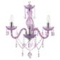 Tesco Lighting Eliza 3 Arm Kids Chandelier - Lilac