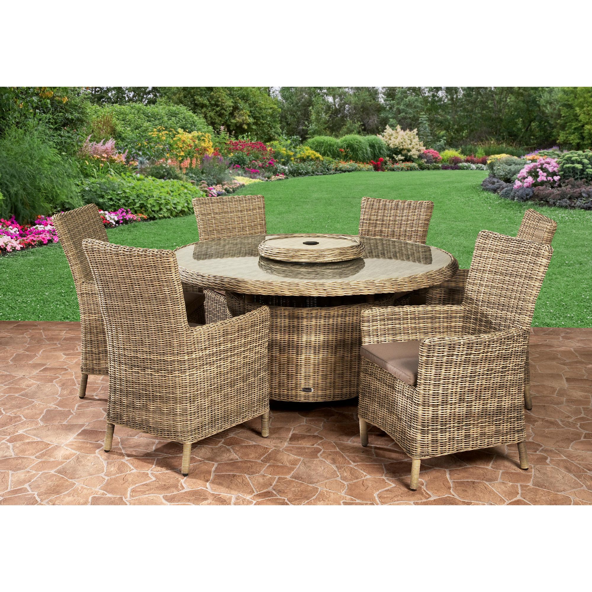 Royalcraft Sahara 6 Seater Carver Dining Set