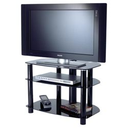 Alphason Sona Series Alpha TV Stand - Black - 32