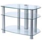 Alphason 32" Sona TV Stand with clear glass - AVCR32
