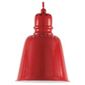 Tesco Lighting Betty Spun Metal Pendant Ceiling Light, Red