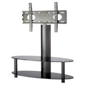 Alphason TV Bracket with 2 Shelf Pedestal for 37 to 50" ARB1100 - Black