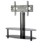 Alphason TV Bracket with 2 Shelf Pedestal for 37 to 50" ARB1100 - Black