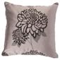 Tesco Cushions Amelia Flock Cushion, Charcoal / Pewter