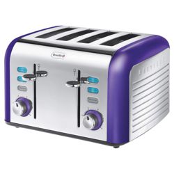 Breville Opula VTT335 4 Slice Toaster - Amethyst