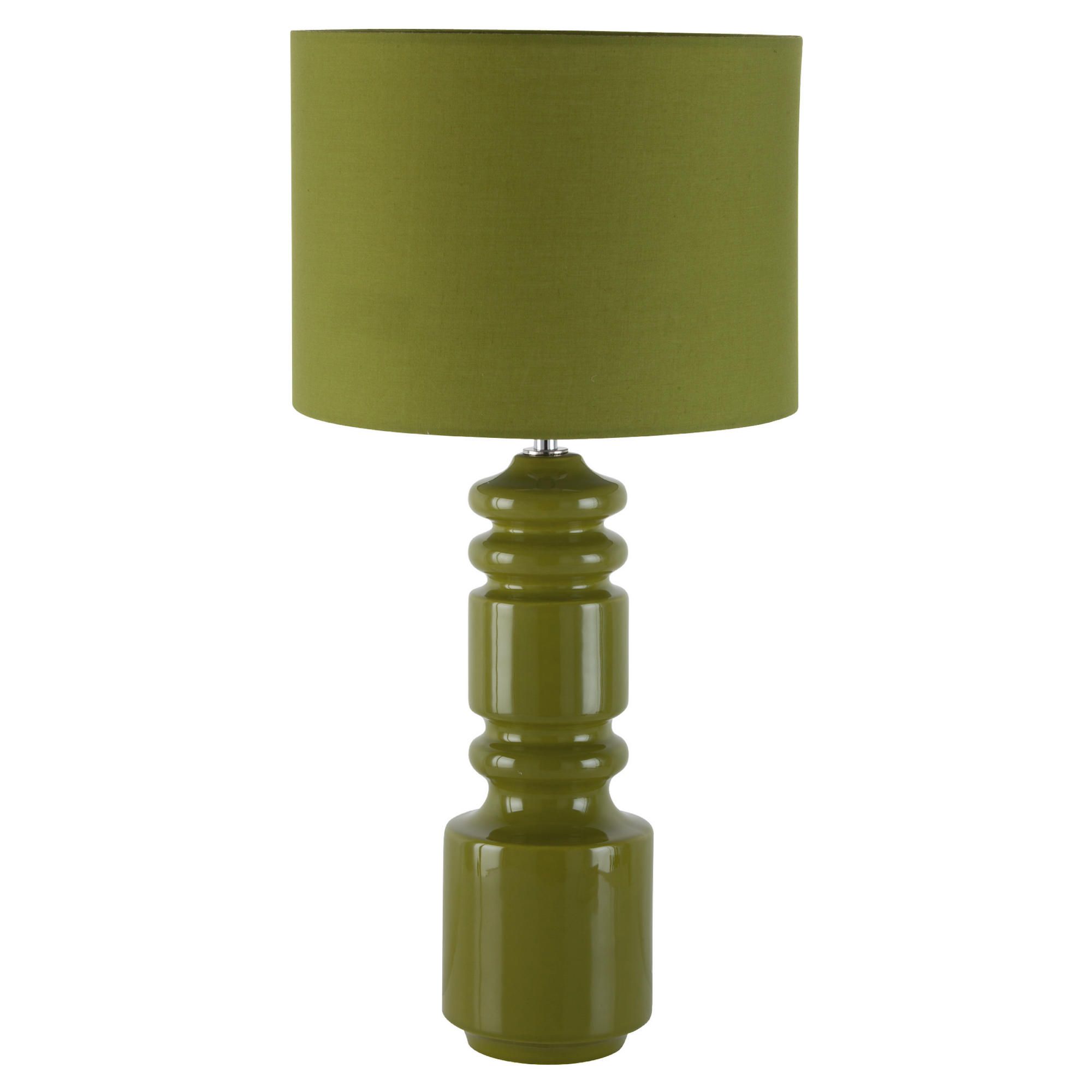 Tesco Lighting Totem Ceramic Table Lamp  Olive