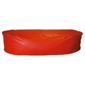 Faux Leather Bean Lounger, Red