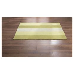 Tesco Rugs Vertical Stripe Rug Green 150x240cm