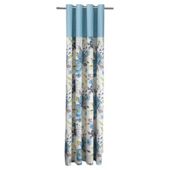 Tesco Jasmine Blossom Lined Eyelet Curtains W167xL229cm (66x90"), Soft Teal