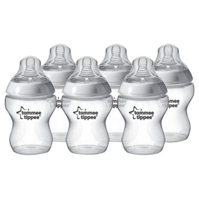 image 1 of Tommee Tippee Closer To Nature Easivent Bottles 260Ml X6