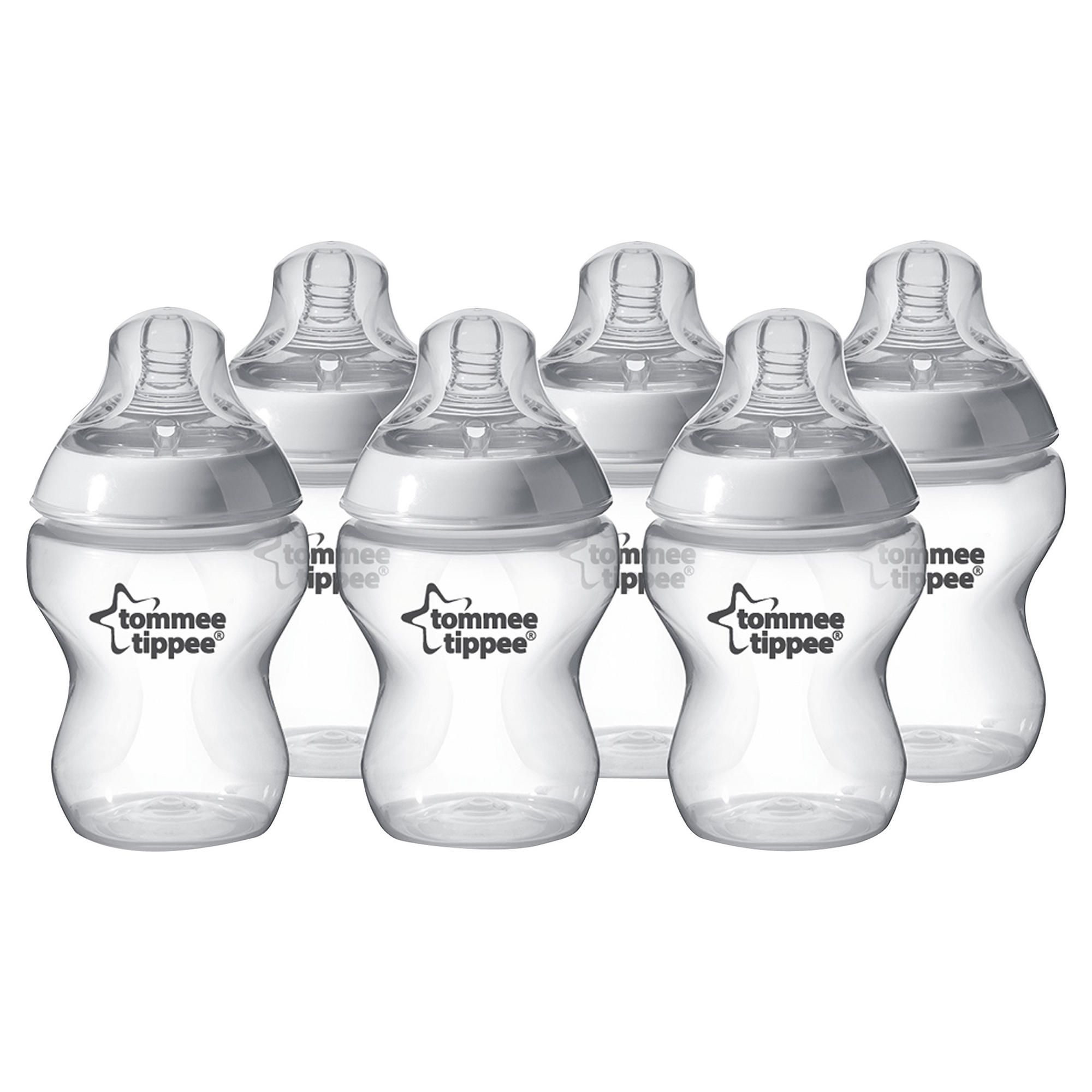 Tommee Tippee Closer to Nature 260ml Bottles - 6 Pack