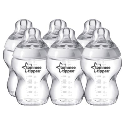 image 1 of Tommee Tippee Closer To Nature Easivent Bottles 260Ml X6
