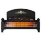 Yeominster radiant bar outset fire with flame effect