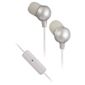 JVC HAFR36/SILVER Marshmallow Headphones with Remote & Mircophone - Silver