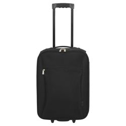 Tesco 2-Wheel Suitcase, Black Small