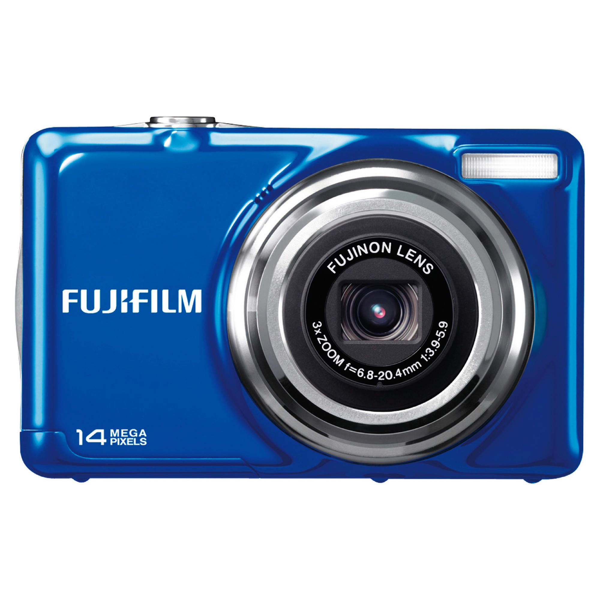 Fujifilm FinePix JV300 blue digital camera