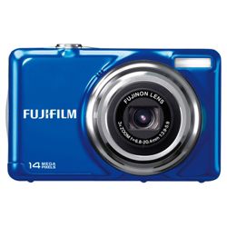 Fujifilm FinePix JV300 blue digital camera