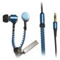 iCandy Zippa Earphones With Microphone Blue