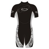 TWF Shortie Men's 2.5mm Wetsuit 42/40 Silver