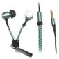 iCandy Zippa Earphones With Microphone Green